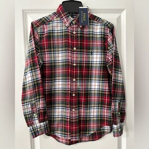 Polo by Ralph Lauren Boys Plaid Button Down M (10-12)